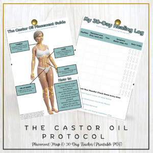 The Castor Oil Protocol: Placement Map & 30-Day Tracker (Printable Guide)